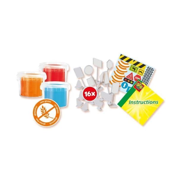 Modelllera - Cirkulation - Barnleksak - Blandat - Blått och orange