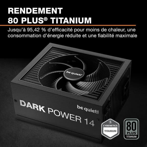 vara tyst! DARK POWER 14 - PC-strömförsörjning - 1200 W