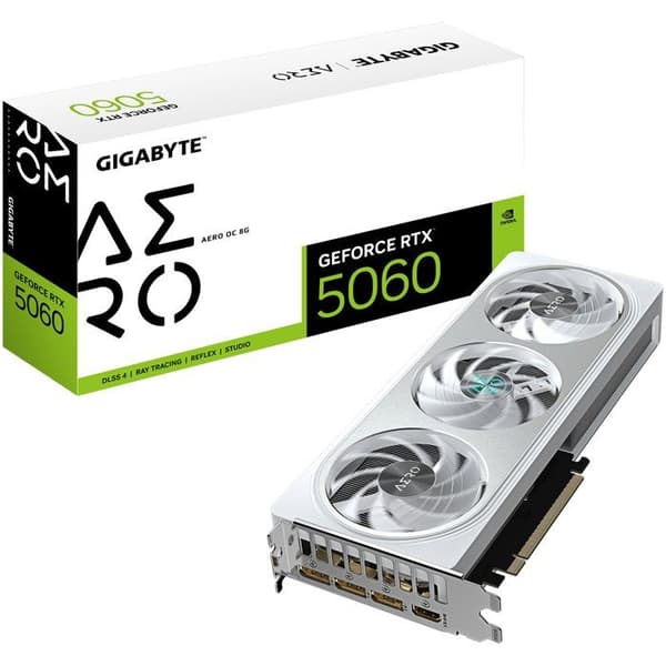 GIGABYTE - AERO - Grafikkort - NVIDIA RTX 5060 OC - 8 Go