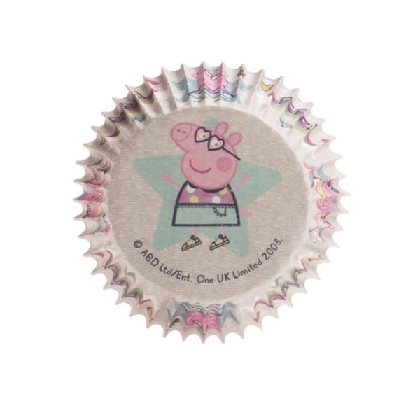 25 Pappersformar för cupcakes Peppa Pig 5 x 3 cm
