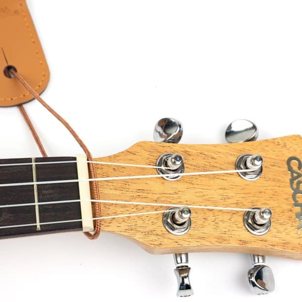Cascha HH 2201 ukuleleband i brunt bomull