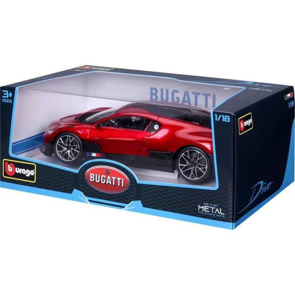 Monterade modeller - Bugatti Divo Red 1/18 Burago