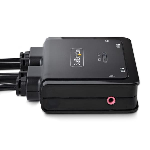 Hybrid USB-C DisplayPort KVM-switch 2 portar 4K 60Hz - STARTECH.COM