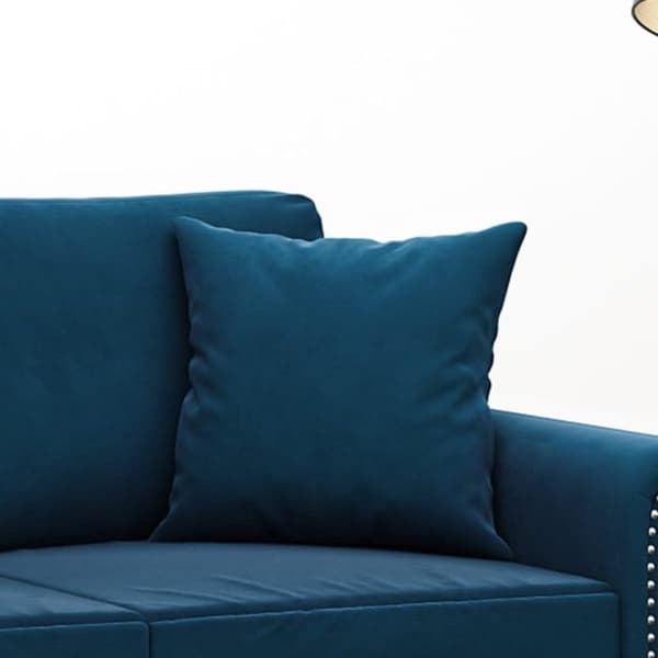 vidaXL Prydnadskuddar 2 st Blå 40x40 cm Sammet 349494