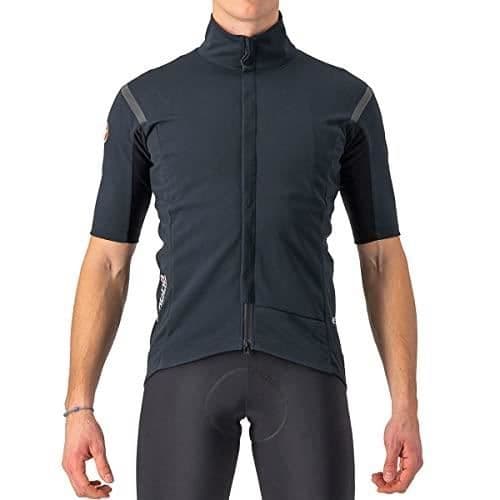 Castelli Gabba Ros 2 Anti-Wind Jacka - Savile Blå-Silver Grå - Herr