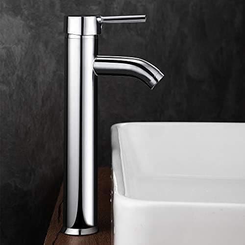 Kran - GAVAER - Handfat - Förkromad mässing - Keramisk ventil - Elegant design
