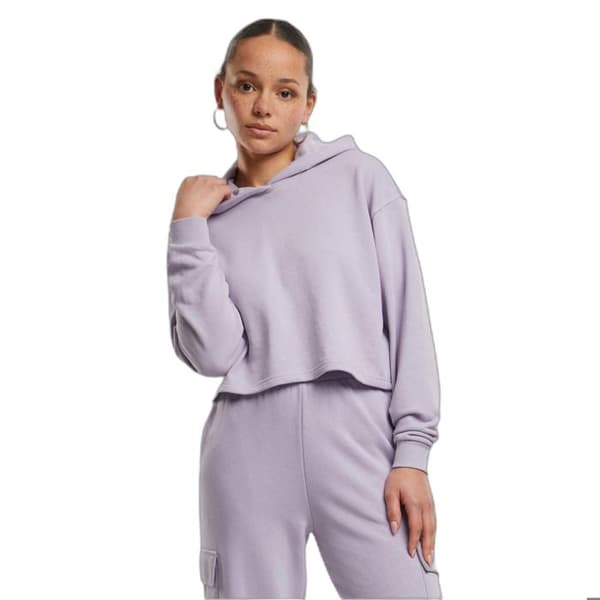 Oversized kort hoodie för kvinnor Urban Classics
