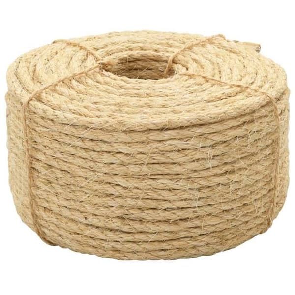 vidaXL 100% Sisal Rep 10 mm 100 m