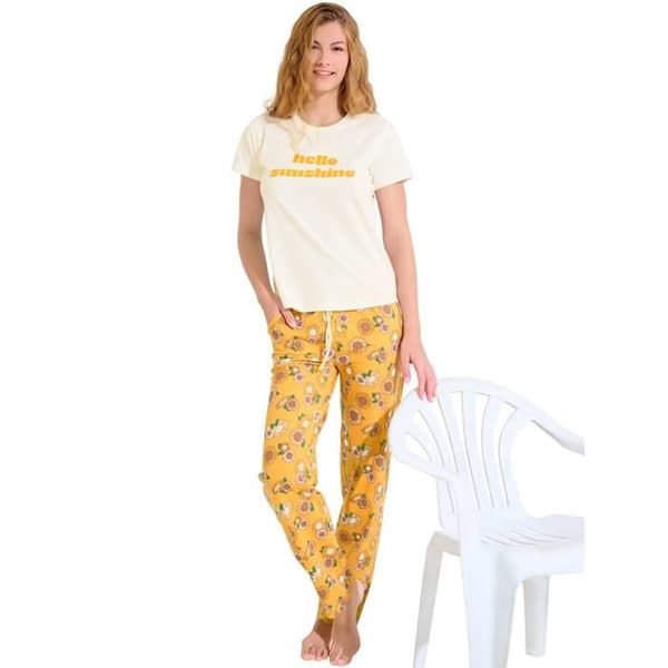 Pyjamasbyxor t-shirt dam Lisca Sommar