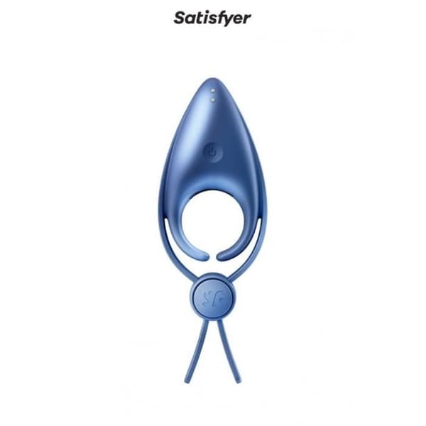 Cockring - Satisfyer - Sniper - Blå - Vibrerande - One size