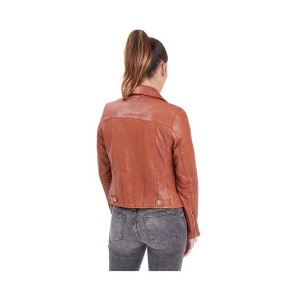 Dam läderjacka Daytona Ref 54124 Cognac