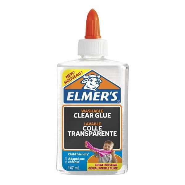 Flytande lim - Elmer's - 147 ml - Transparent - Tvättbart - Lämplig för barn