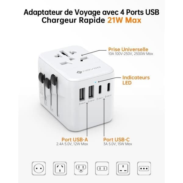 NOVOO Universell Kontaktadapter