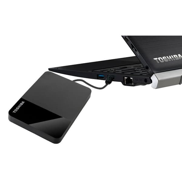 Extern hårddisk - TOSHIBA - Canvio Ready - 2.5" - 2 To - USB 3.0 - Svart
