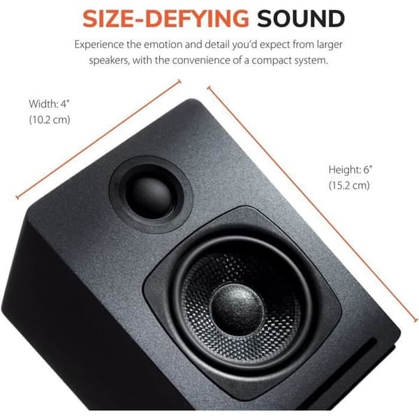 Skrivbordshögtalare - AUDIOENGINE - A1 - Bluetooth - 60 Watt - Grå