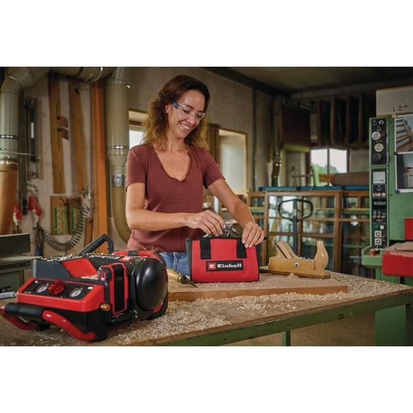 Einhell 10-pack tillbehör för kompressor + väska