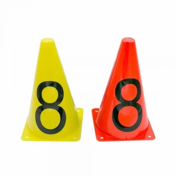 Träningskon - SOFTEE - N 8 - 23cm - PVC - Vinylmönster