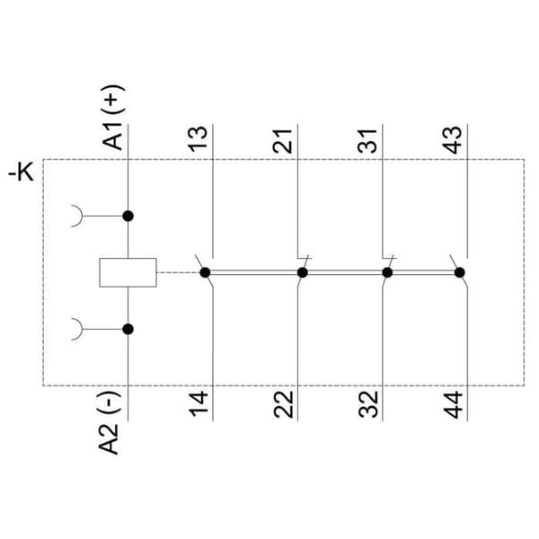 Siemens 3RH2122-1BB40 Kontaktorn 24 V/DC 10 A 1 st(j)