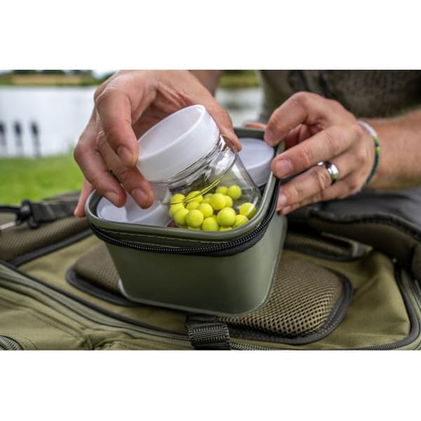 Korum Progress Eva Hookbait Pouch - Grön - 14x14x10 cm