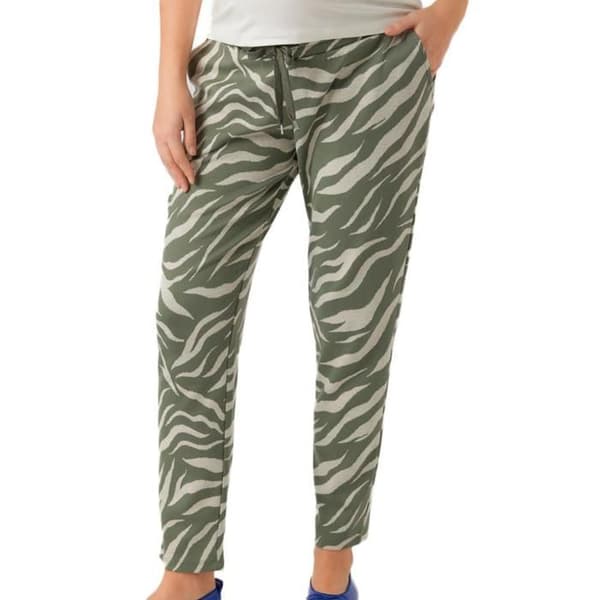Beige/Kaki Byxor Dam Mamalicious Lyates