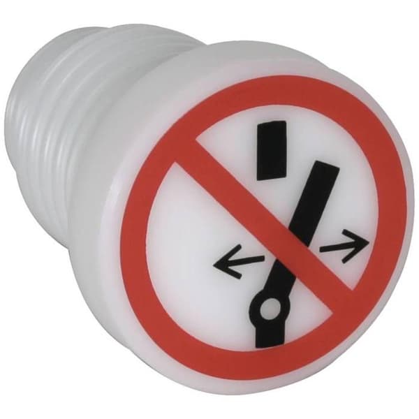 Blockeringselement - DEHN - 785640 SE - E27/E33 - Vit - Enligt DIN 40008