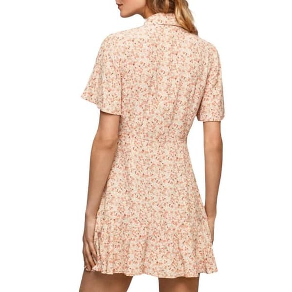 Pepe Jeans Dam Orange Mönstrad Jumpsuit