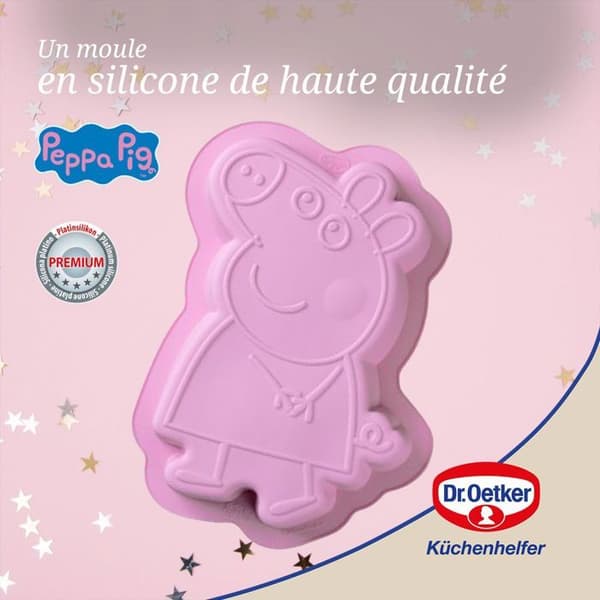 Siliconform för kaka 27 x 20 cm Dr. Oetker Peppa Pig