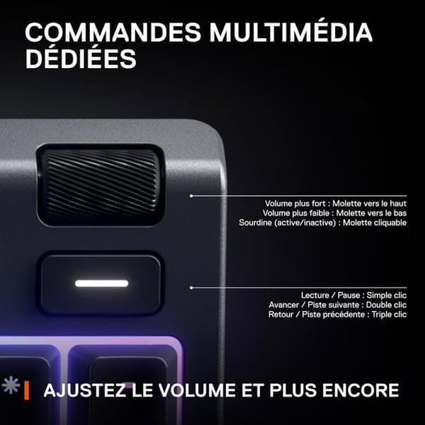 Steelseries APEX 3 FR tangentbord