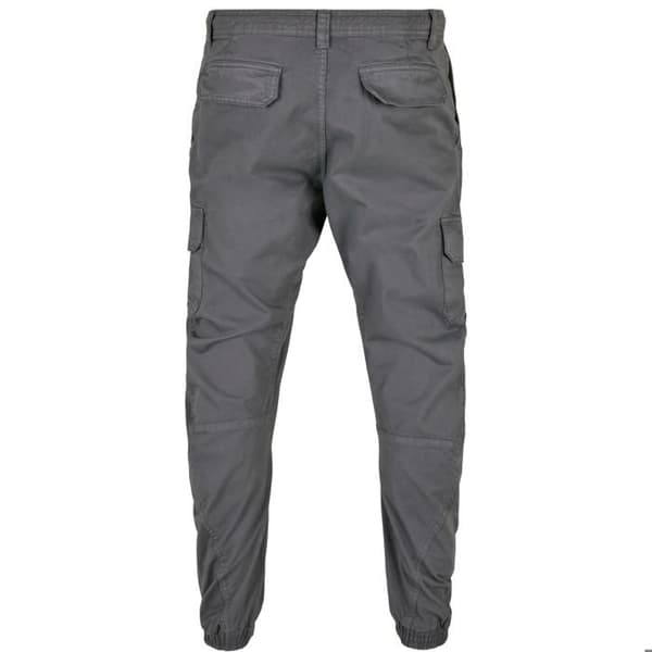 Cargo byxor - Urban Classics - Grå - Bekväm - Dragsko - Elastiska muddar