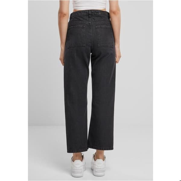 Urban Classics dam jeans med rak benlängd