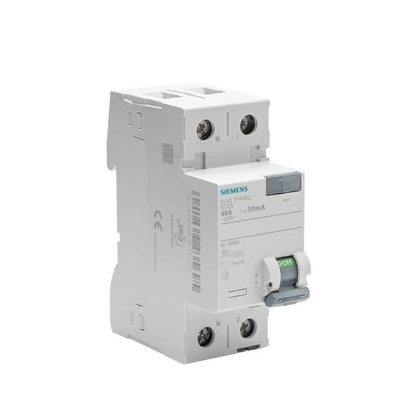 Differentialbrytare - SIEMENS - Typ AC - 30 mA - 40 A - 2 moduler
