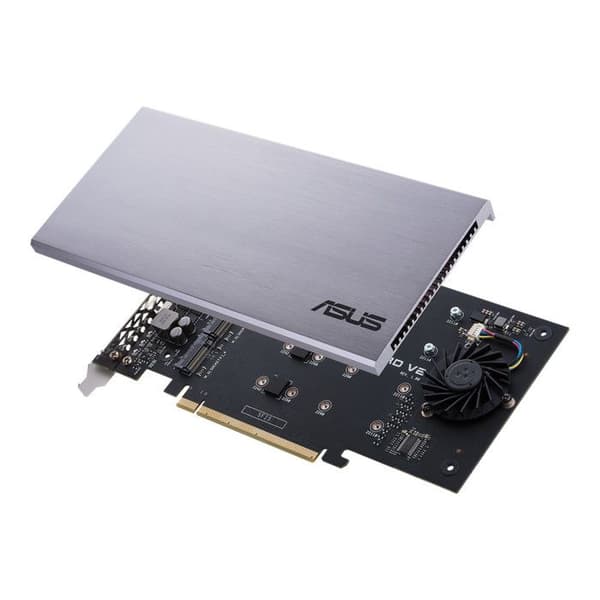 Kontroller - ASUS - HYPER M.2 X16 KORT V2 - PCIe x16 - 128 Gbit/s - 4 M.2-portar