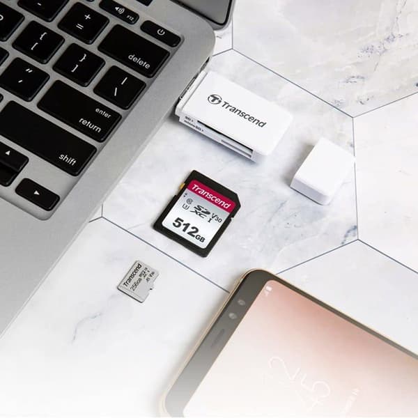 300S flashminneskort - TRANSCEND - 65 GB - UHS-I U1 / Class10 - Micro SDXC