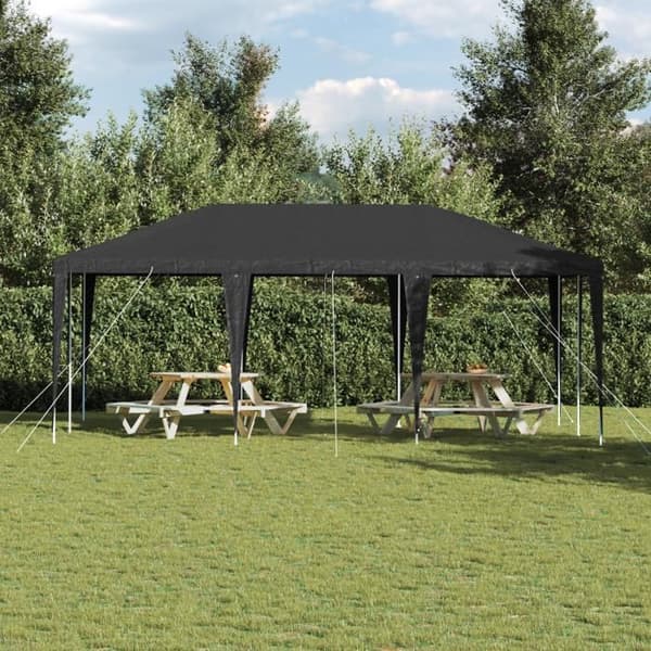 Festtält Anthracit 6x4 m PE