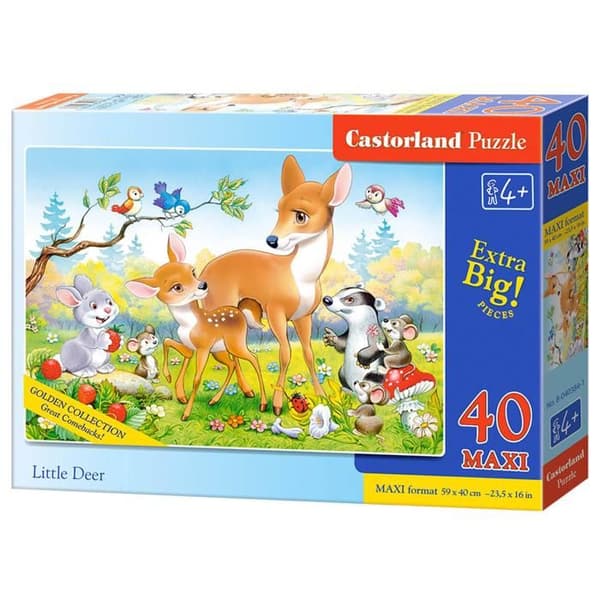 Pussel 40 bitar maxi: Liten Hjort - XL