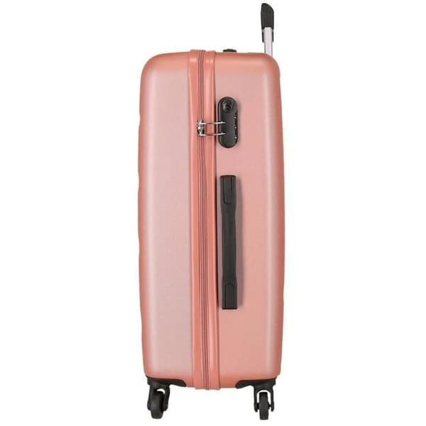 Mellanstor rullväska FLEX Rosa 65x46x23 cm