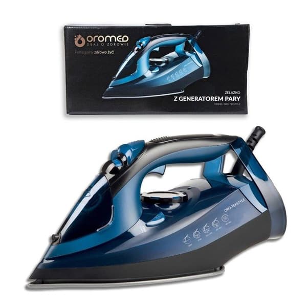 Ångstrykjärn - OROMED - ORO-TEXSTYLE - 3200W - Blå - Antikalkylsystem