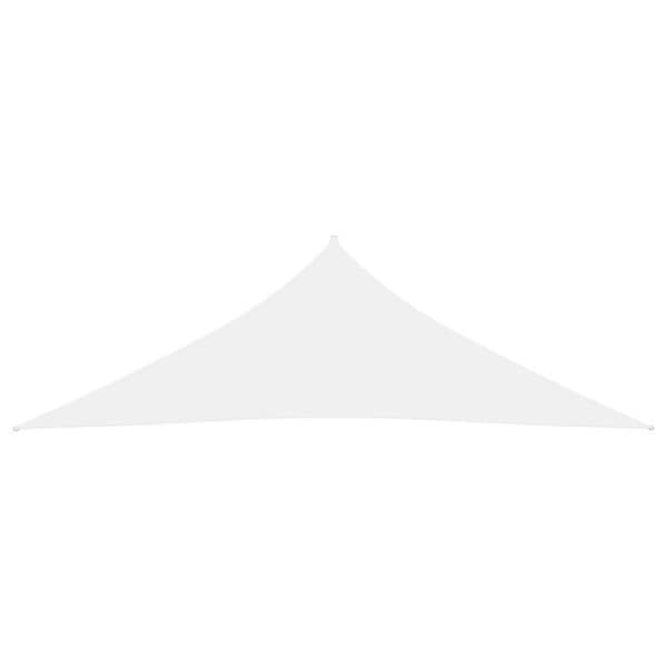 vidaXL Parasoll Segel Oxford Tyg Triangulär 2,5x2,5x3,5 m Vit