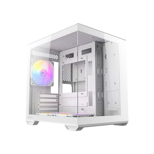 Antec CX60M ARGB Vit Mini-Tower Vit Härdat Glas USB 3.0 Micro-ATX