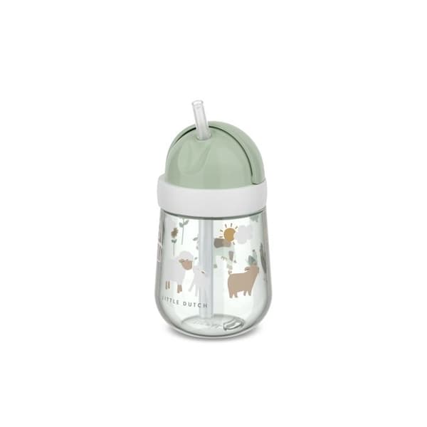 Mio 300 ml Little Farm lära-kopp med sugrör