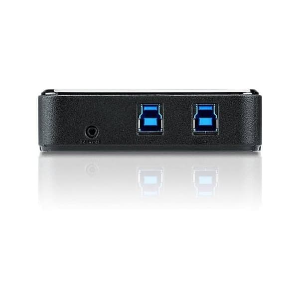 ATEN USB Sharing Switch - US234 iDate Super Hub - 2 USB 3.0-portar - Svart