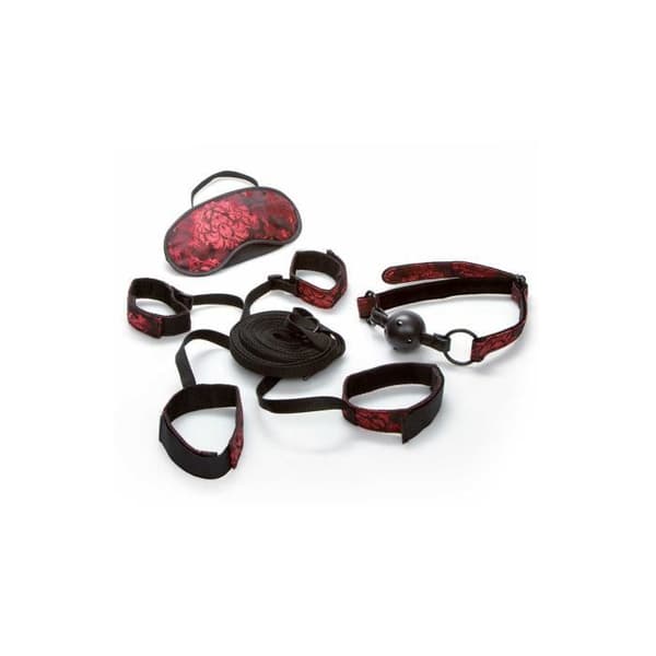 Scandal Bondage Set Bed Restraint Kit - svart