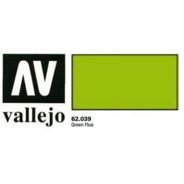 VAL62039 - Premiumfärg 60ml - Grön fluorescerande - Plastmodellfärger
