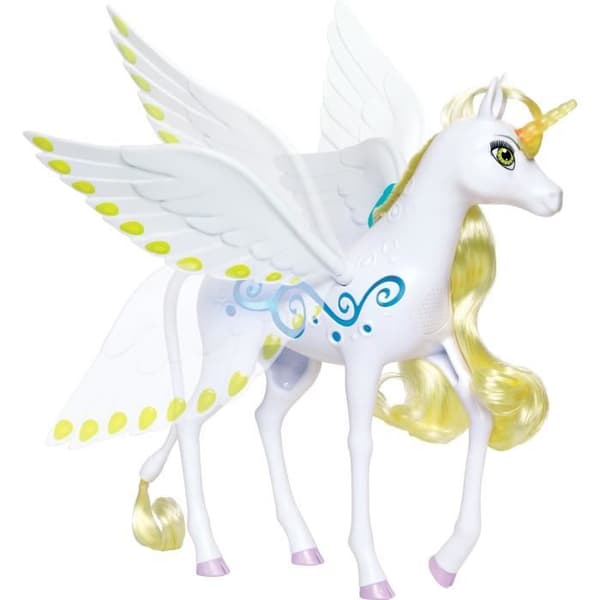 Figur - SIMBA - Enhörning Onchao - Vit - Gul - 3-10 år