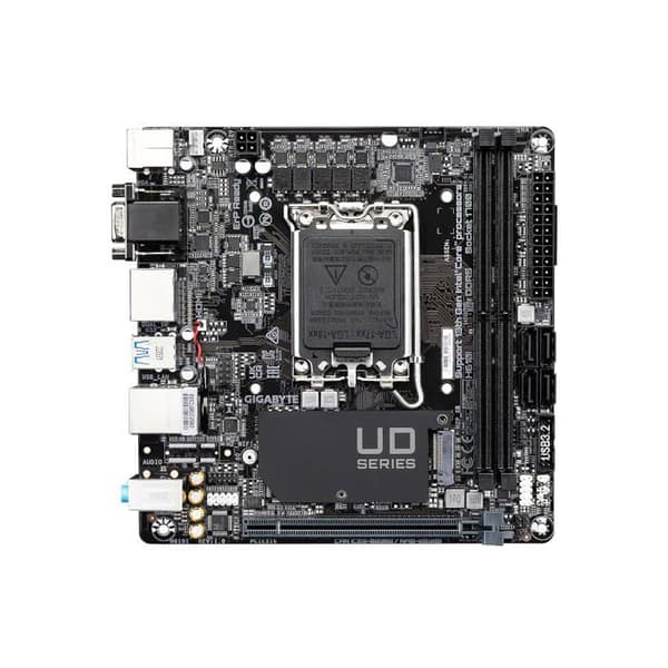 Mini ITX-moderkort - GIGABYTE H610I - Intel Core 14:e generationen - DDR5 5600MHz - VRM 4+1+1