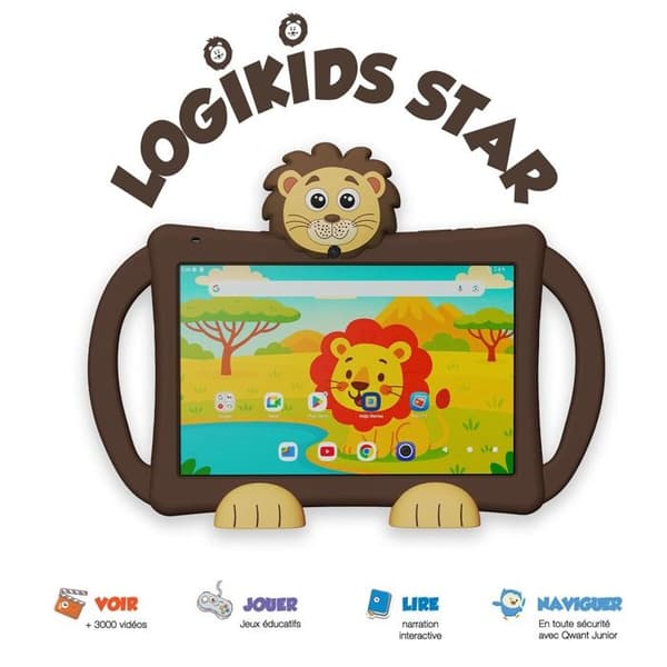 Logicom Logikids Star 10,1" Wifi 64 Go Svart