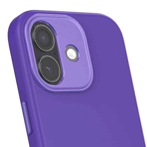 Silikonskal - DECODED - iPhone 17 - Antimikrobiell - Kompatibel med MagSafe - Lila