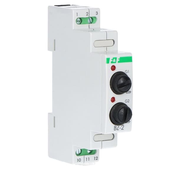 Säkringsmodul BZ-2, två uttag, I = 6,3 A, 1 modul