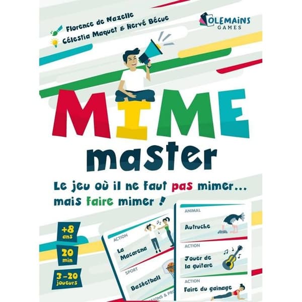 Olemains spel Mime Master familjespel