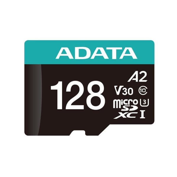 Minneskort - ADATA - AUSDX128GUI3V30SA2-RA1 - 128 Go - Micro SDXC - A2